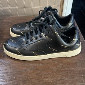 Balenciaga Black and White Sneakers